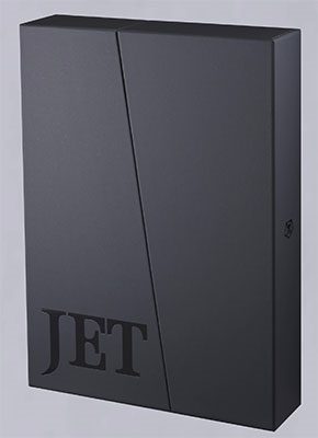 2018年発売のオリジナル版BLEACHイラスト集JETの黒い外箱パッケージ
