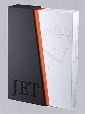 オリジナル版BLEACHイラスト集JETの鉛筆画風表紙が見える収納状態