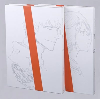 オリジナル版BLEACHイラスト集JETの2冊組が並んだ状態、鉛筆画風の表紙イラスト