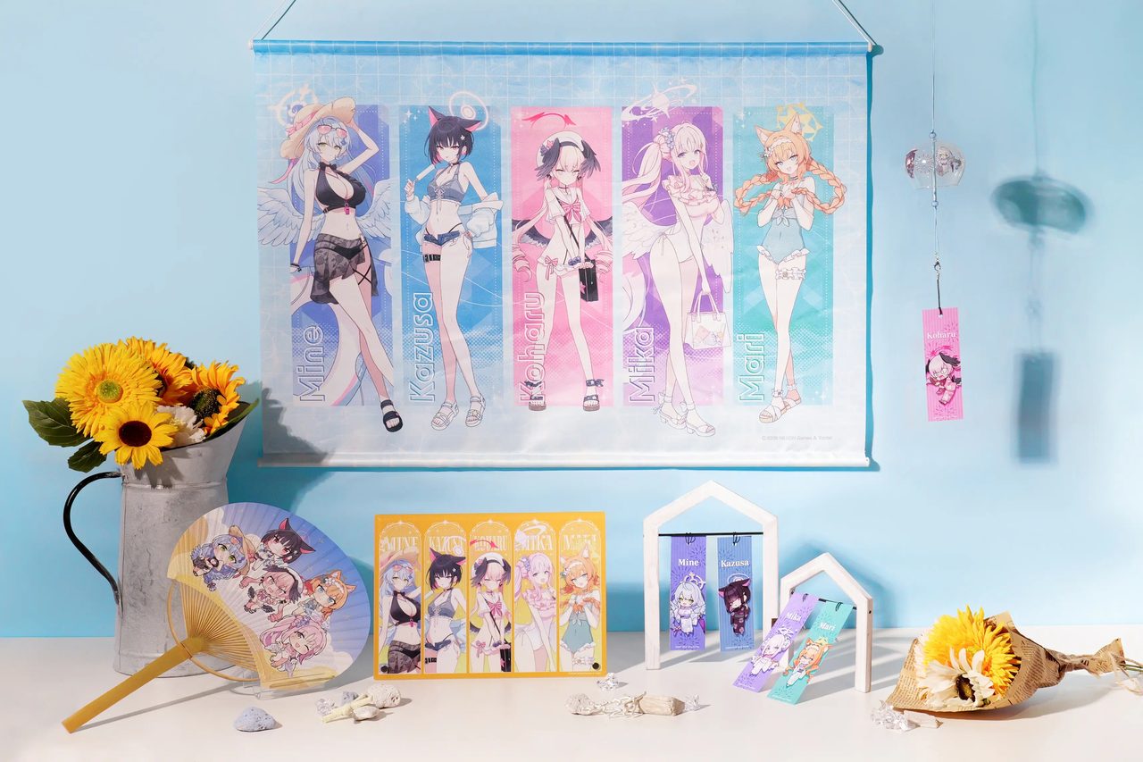 ブルーアーカイブ コミケ108会場限定 水着グッズ