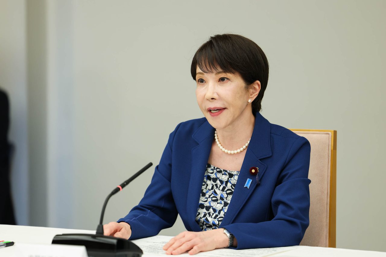 千葉豪雨関係閣僚会議に出席する高市早苗首相と関係閣僚