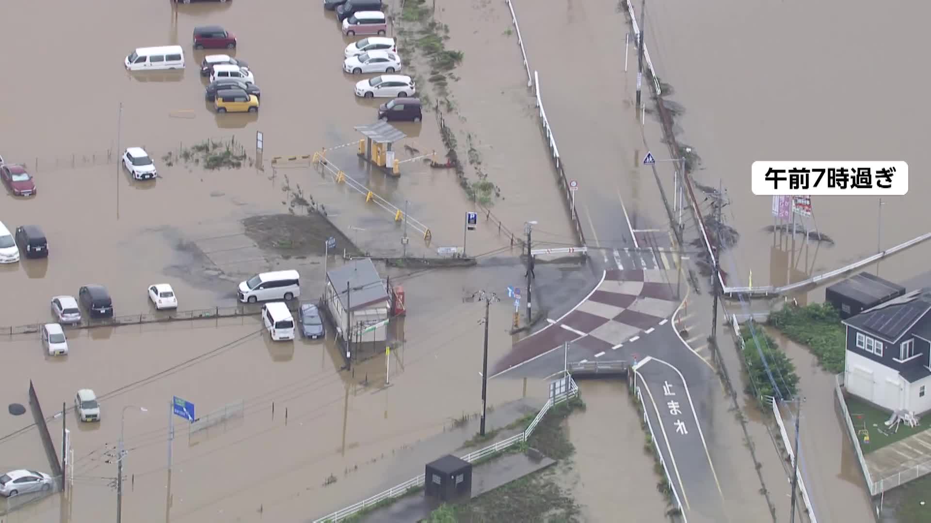 千葉県内の豪雨被害の様子