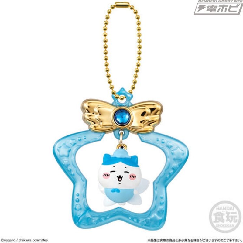 ジュエリースイングチャーム ちいかわ ハチワレ 青い星型フレーム