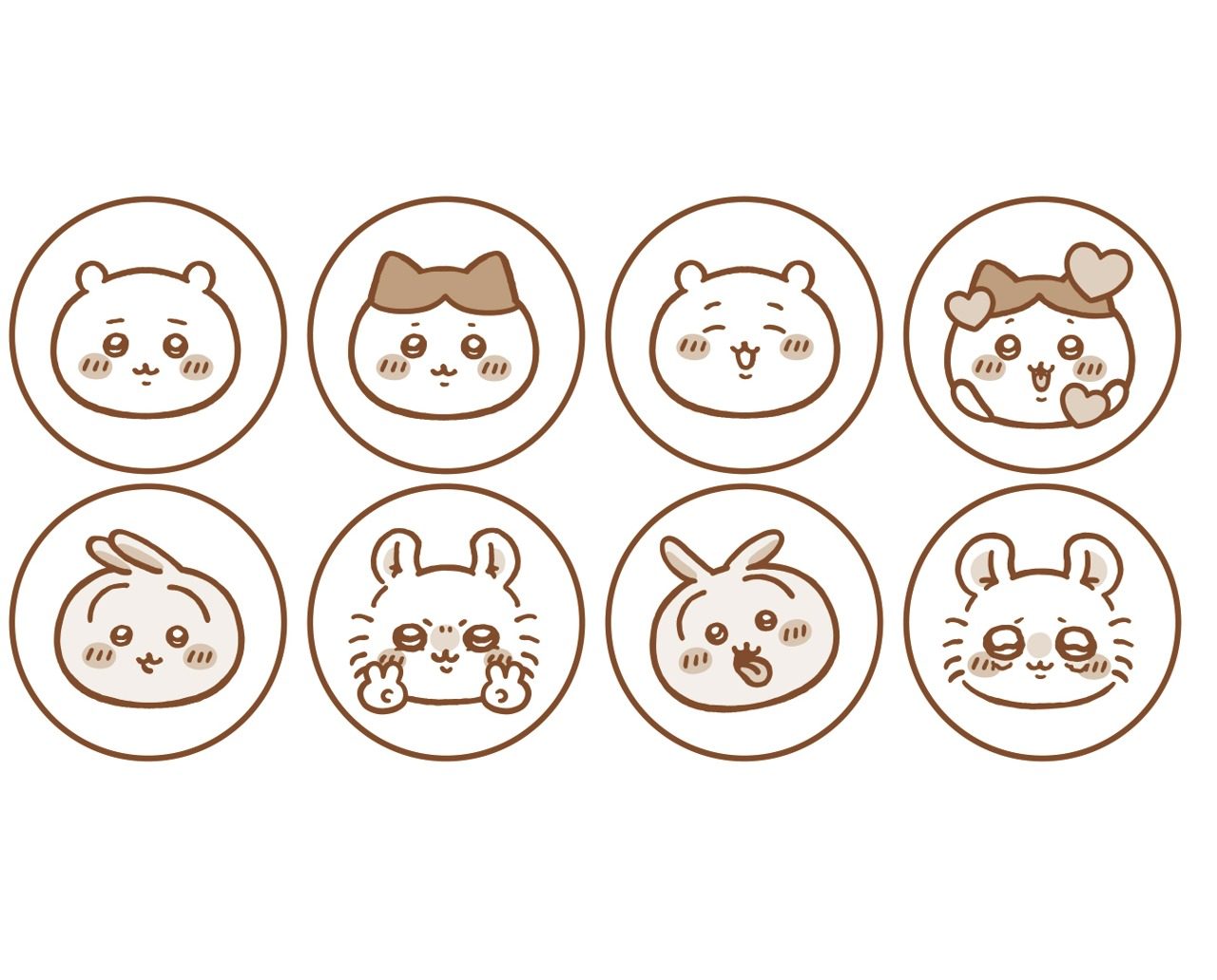 ちいかわサンドはんぺん 全8種類デザイン一覧