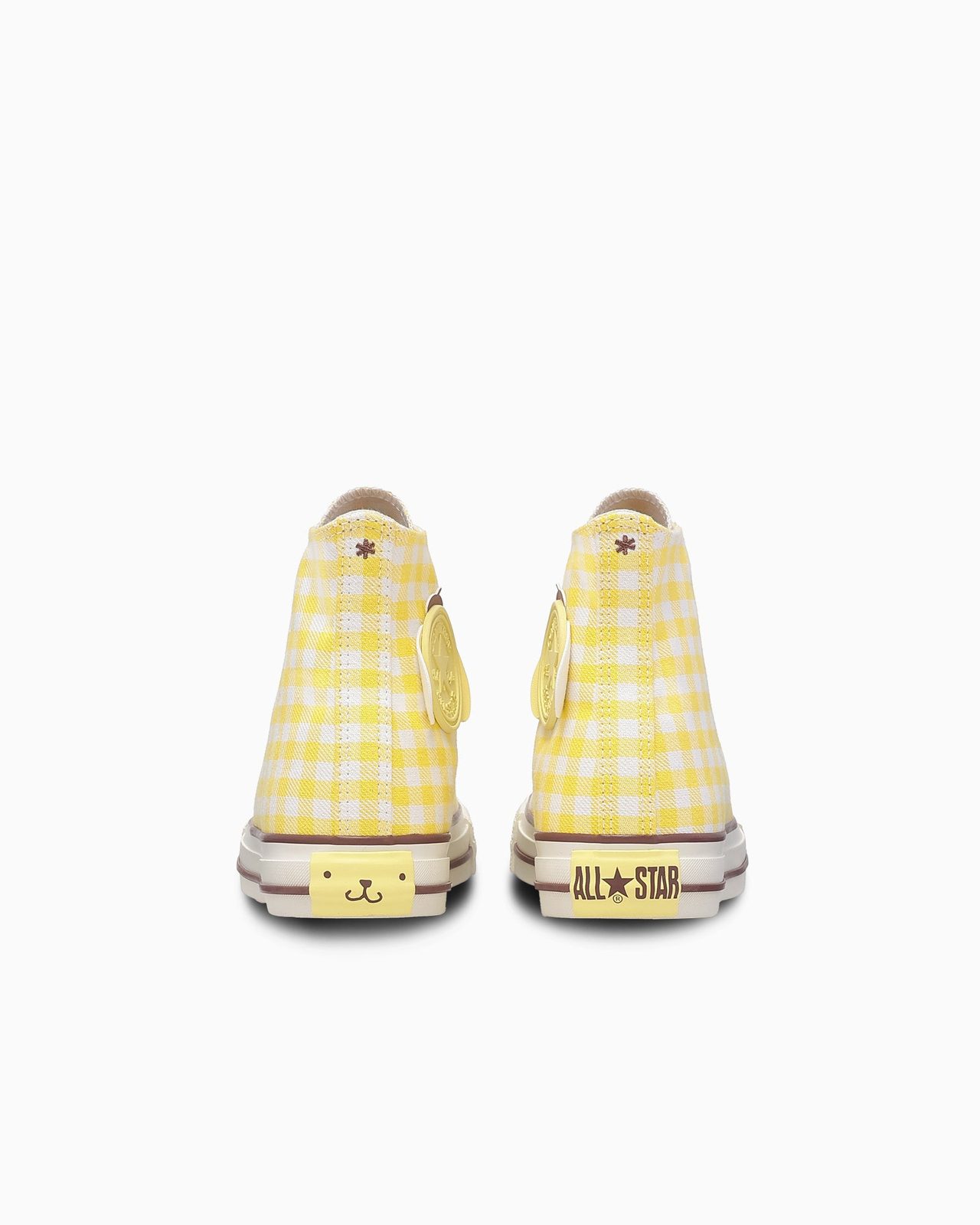 コンバース ALL STAR HI ポムポムプリン イエローギンガムチェック