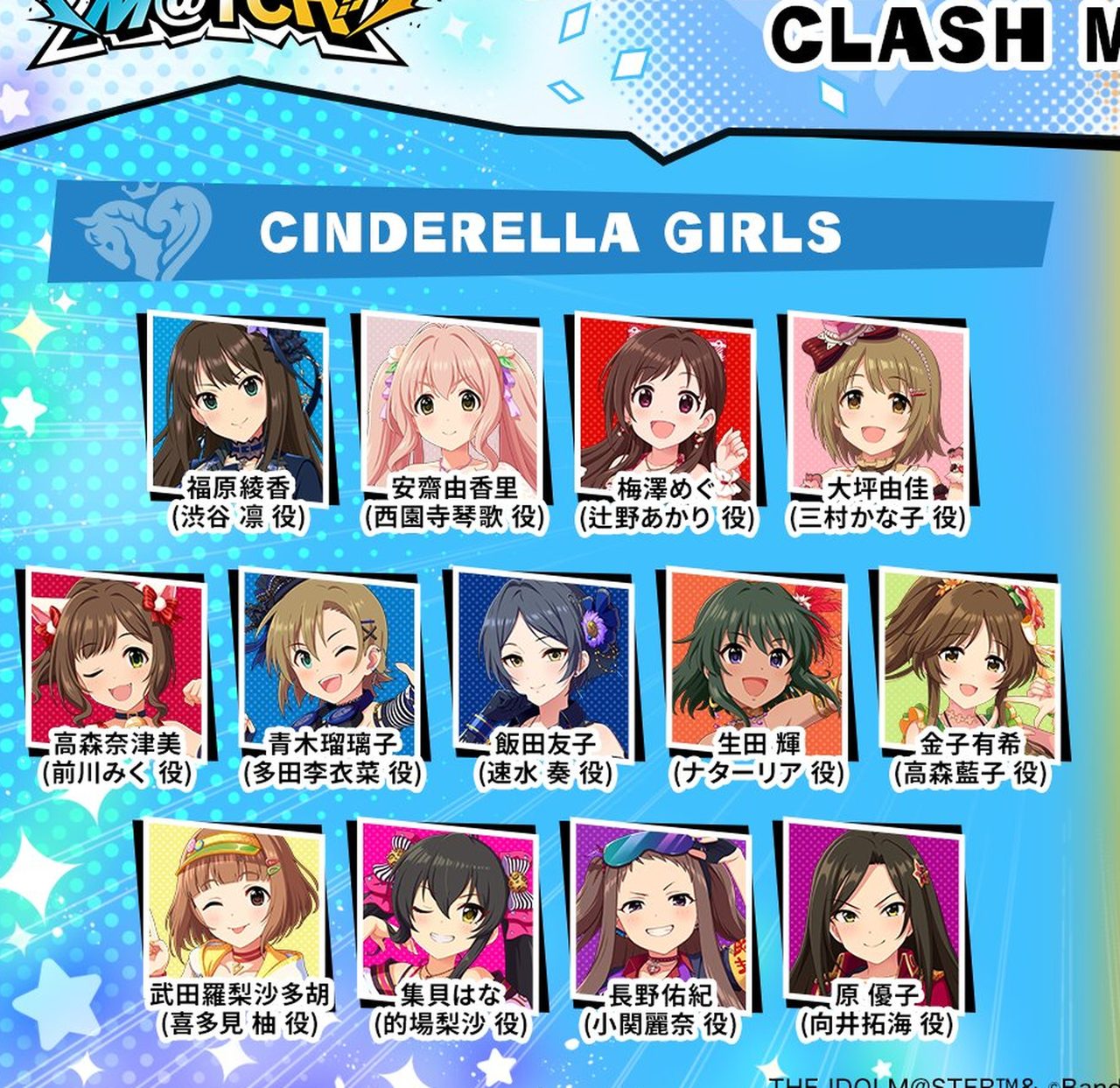 デレミリ合同ライブDAY1 シンデレラガールズ出演キャスト一覧
