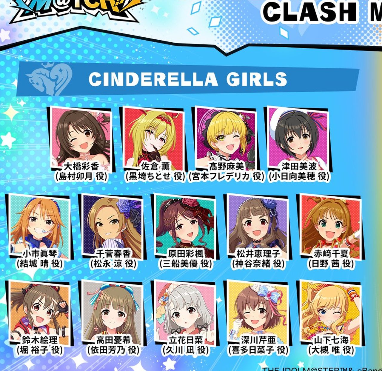 デレミリ合同ライブDAY2 シンデレラガールズ出演キャスト一覧