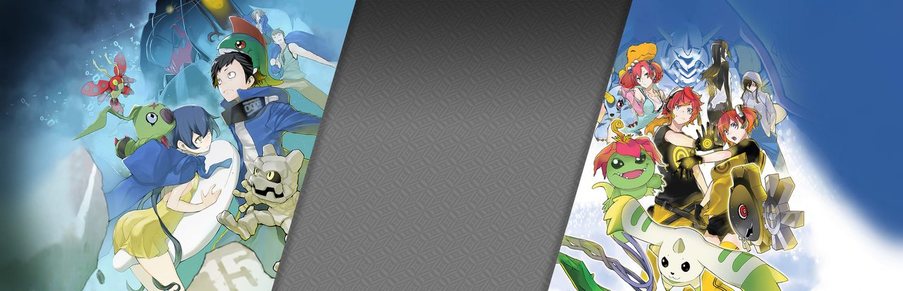デジモンストーリー サイバースルゥース ハッカーズメモリー Steam版キービジュアル