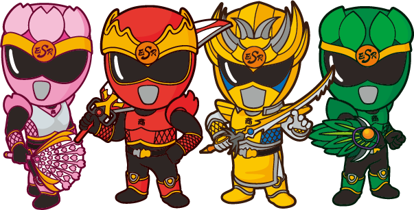 江戸川区商品券まつりのマスコットキャラクター「エドレンジャー2026」