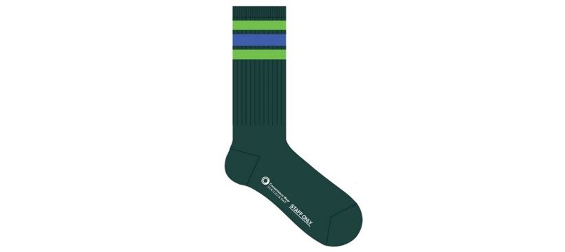 ファミリーマートのスタッフ限定ラインソックス