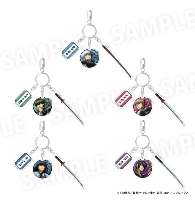 銀魂×ドンキコラボ 3連アクリルキーホルダー 全5種