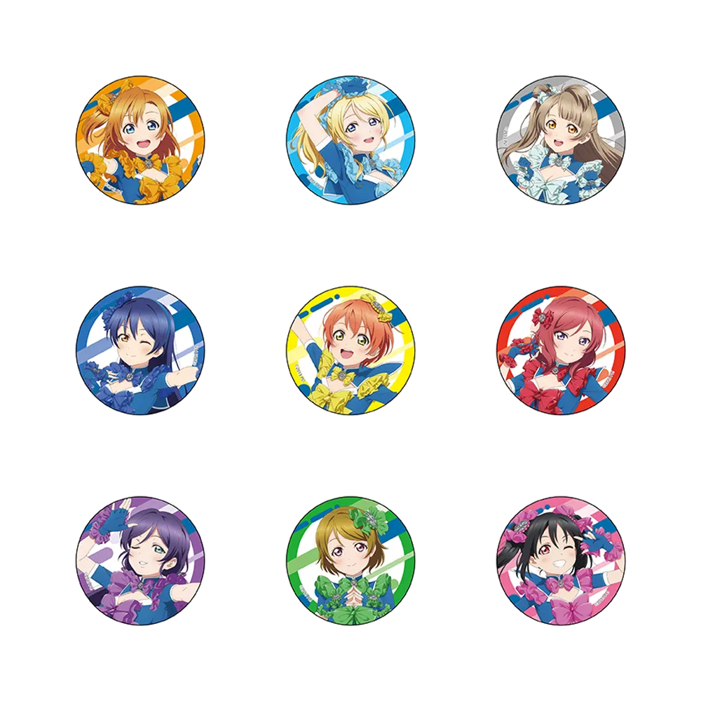 ラブライブ×オッズパーク トレーディング缶バッジ全9種(ガチャガチャによるランダム販売)