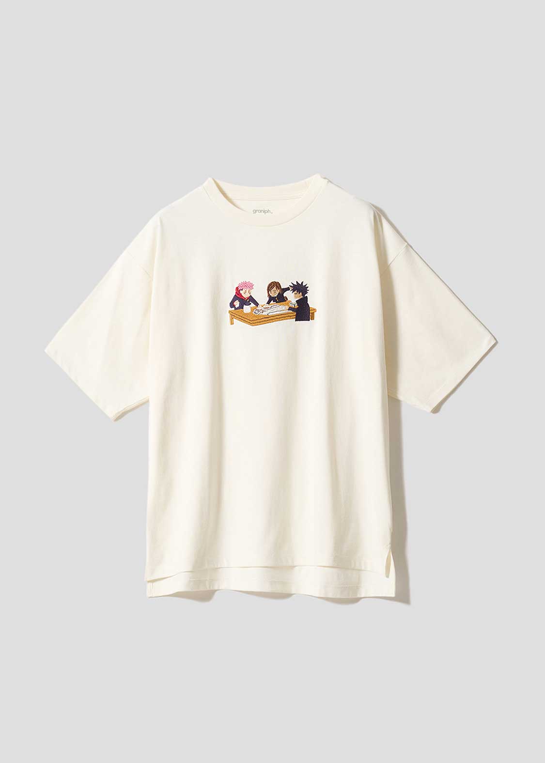 グラニフ×呪術廻戦コラボ 五条先生のシャツ｜ビッグシルエットTシャツ 商品画像