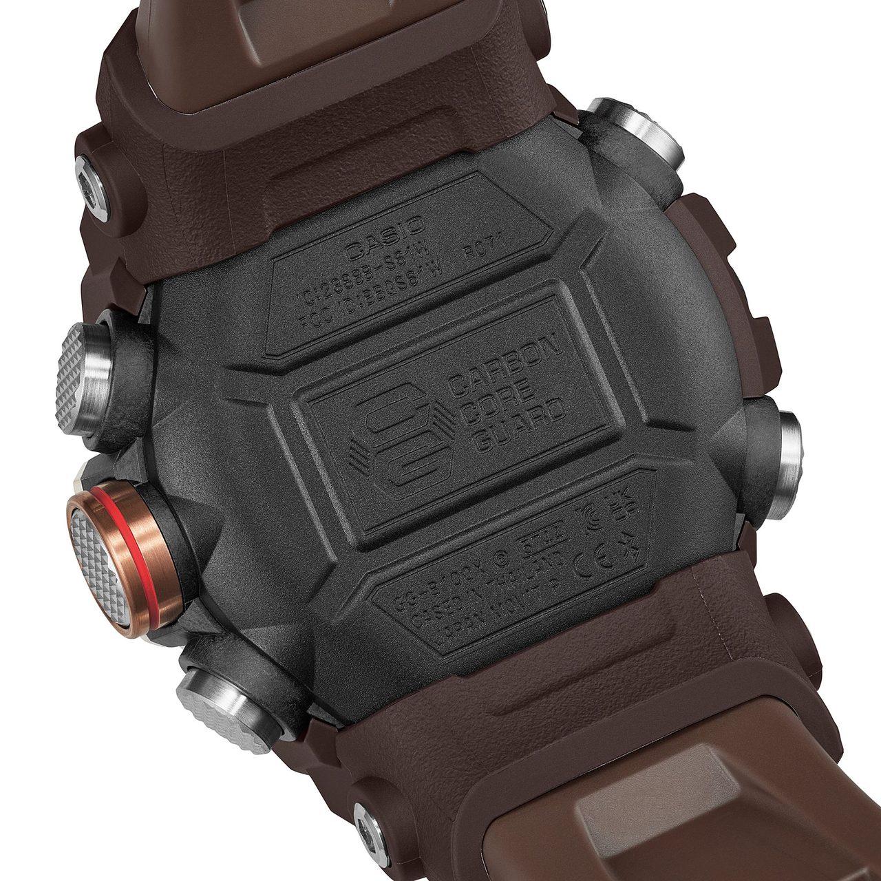 G-SHOCK MASTER IN HORIZON GOLD GG-B100XMH-5AJF ケースバック部分