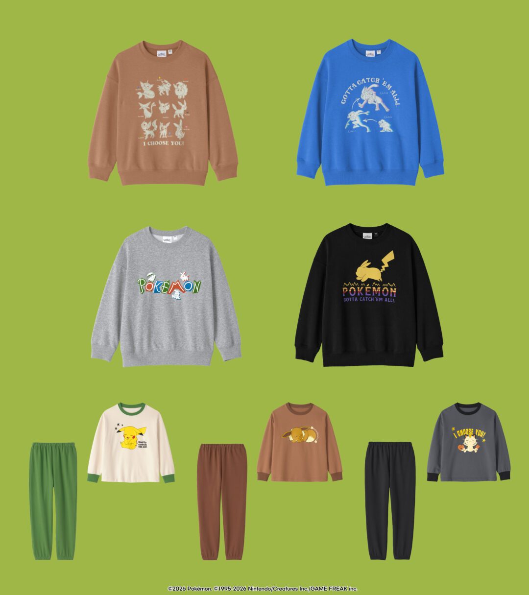 GU×ポケモン キッズアイテム全ラインナップ
