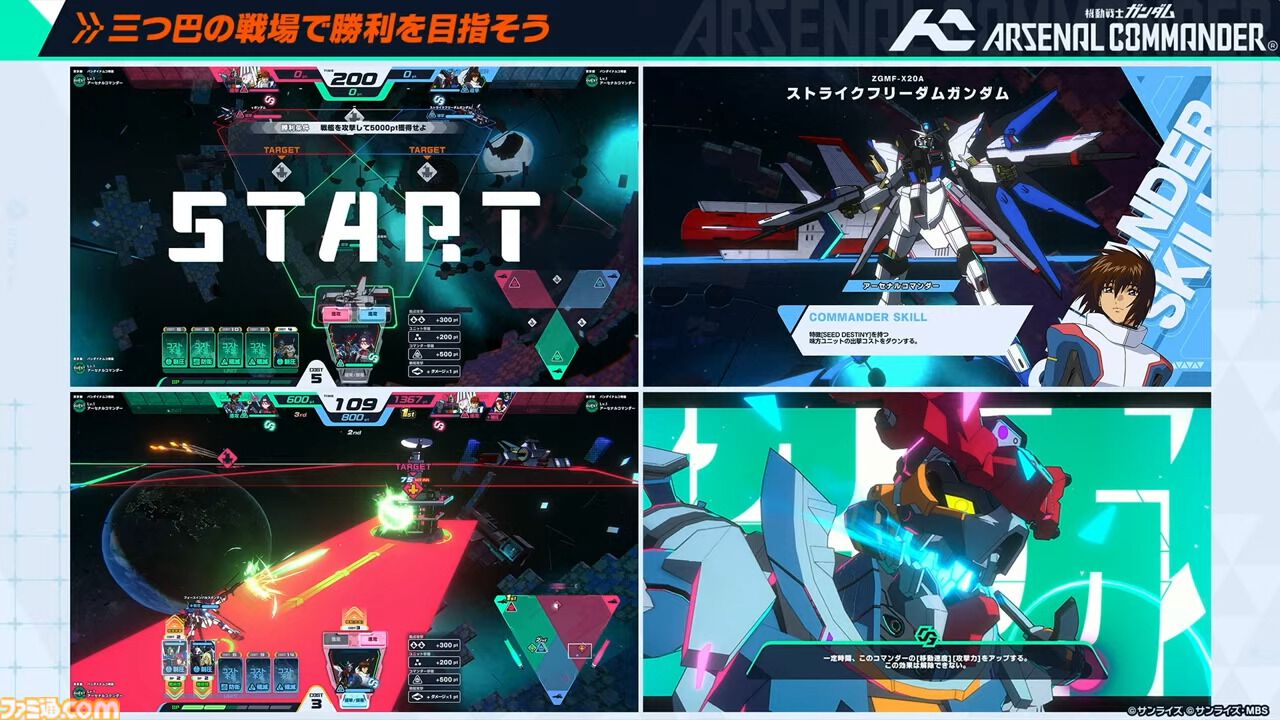 アーセナルコマンダー OBT ゲーム画面
