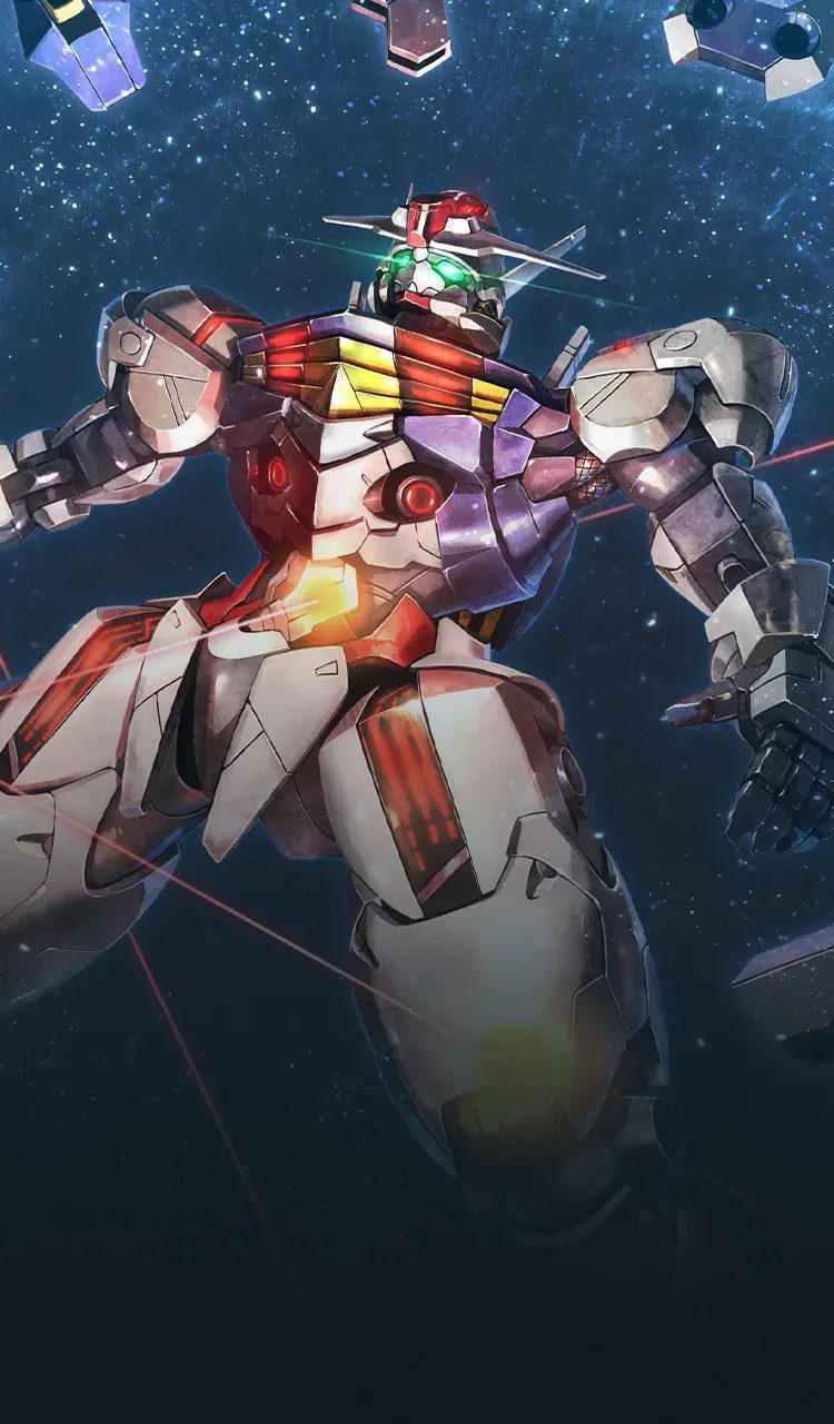 ガンダムカードゲーム スターターデッキST13 Silent Barrage メインビジュアル