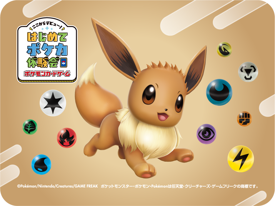 はじめてポケカ体験会 イーブイのイメージ