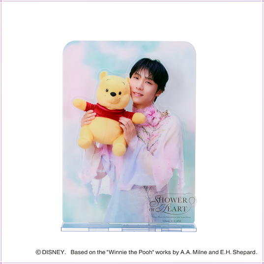 羽生結弦×プーさんコラボ アクリルスタンド