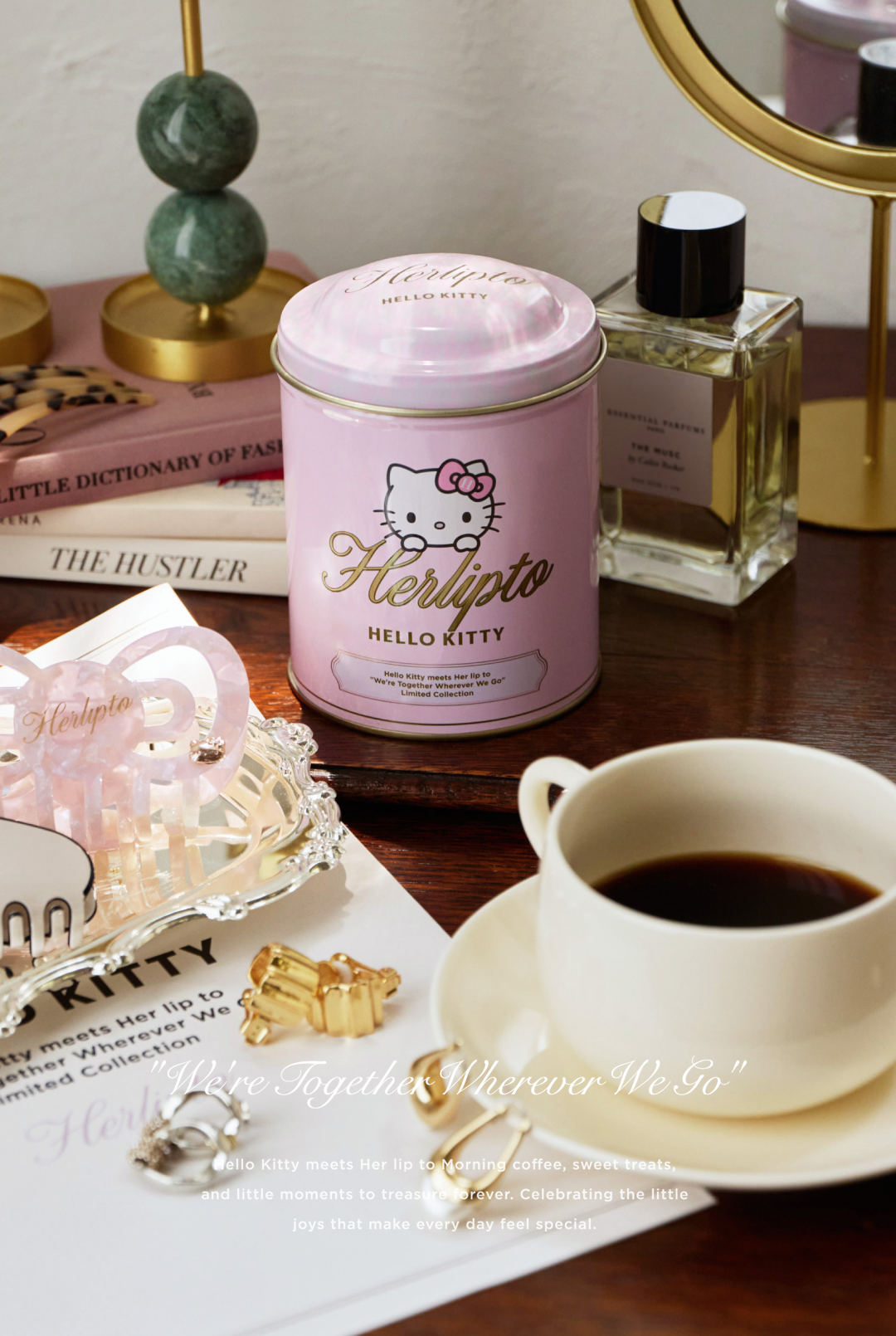 Her lip to×ハローキティ トートバッグ(缶入り) 着用イメージ