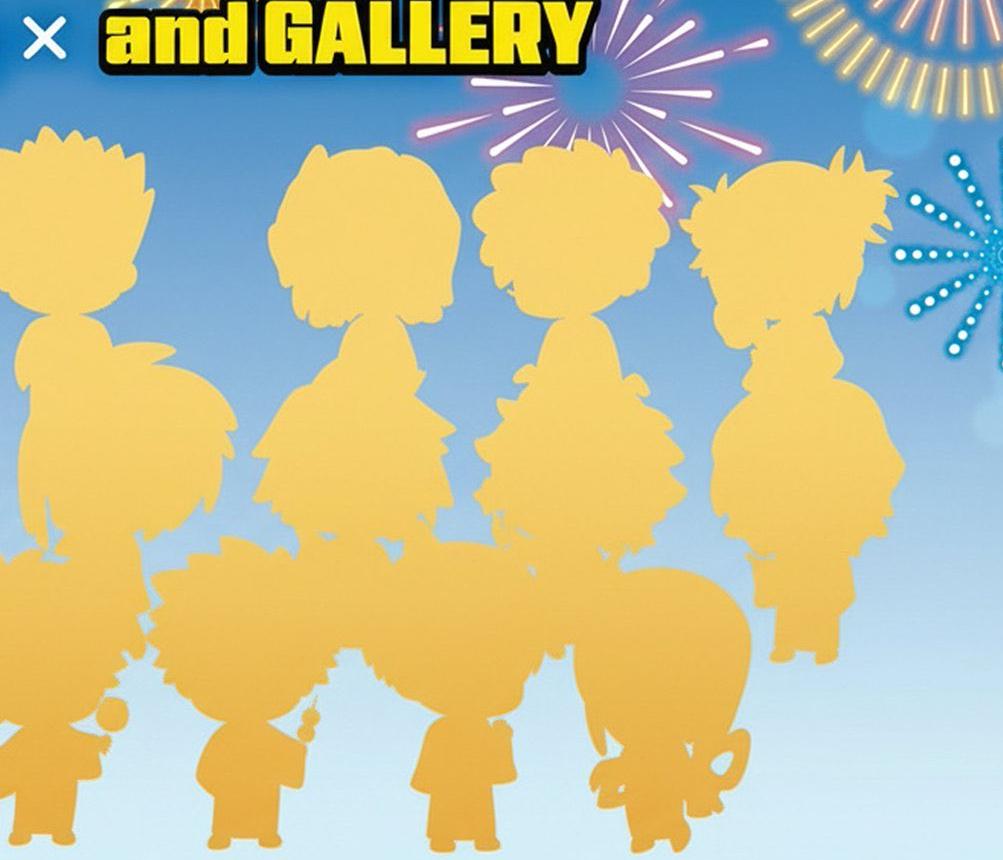 ヒロアカ×and GALLERY コラボカフェ キャラクターシルエット 右側4人