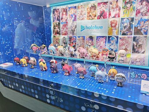 一番くじホロライブ ちょこのっこコレクション 展示の様子
