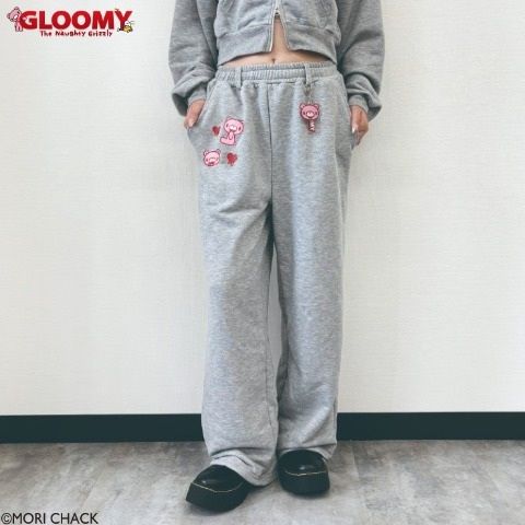 グルーミー アクリルキーホルダー付ワイドストレートパンツ 税込3,300円