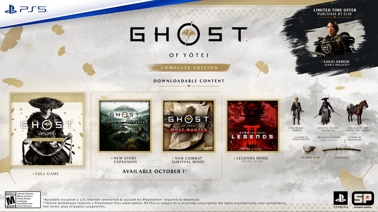 Ghost of Yotei アップグレード