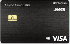 ジャックスRoad Arriveカードのカードデザイン、Visaブランドの券面