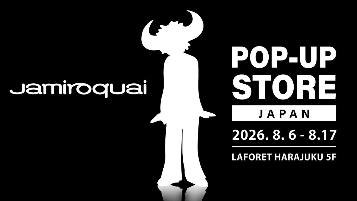 Jamiroquai POP-UP STORE JAPAN 2026 ラフォーレ原宿 キービジュアル
