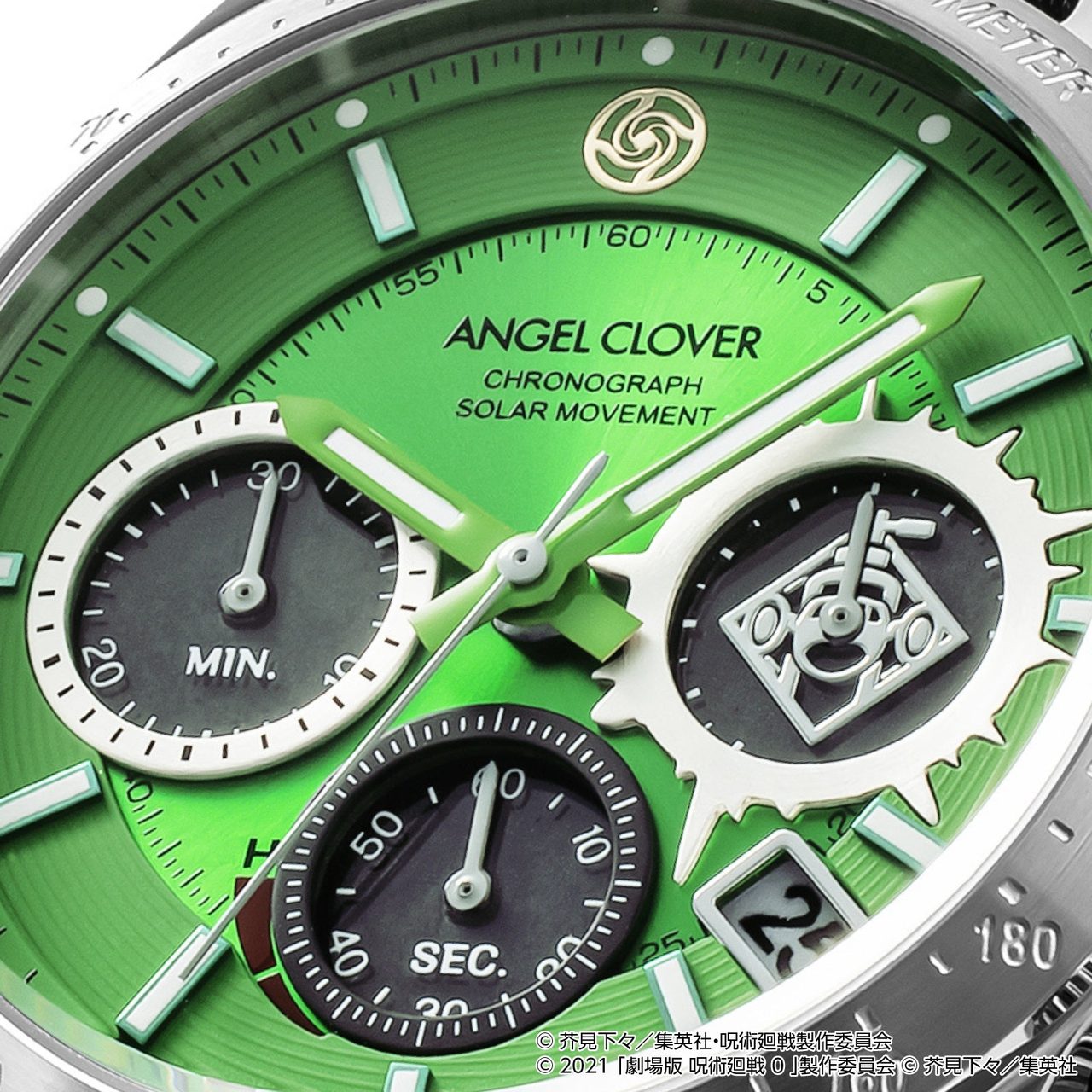 呪術廻戦×ANGEL CLOVER 狗巻棘モデルの文字盤デザイン