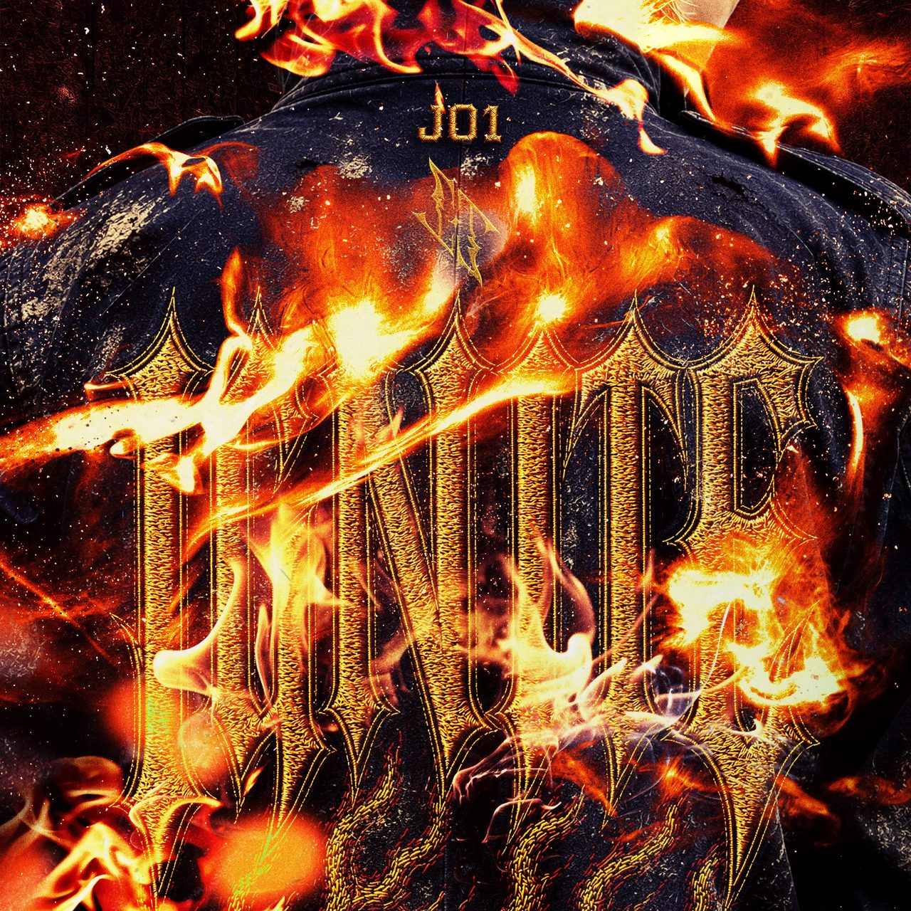 JO1 IGNITE 炎をモチーフにしたビジュアル