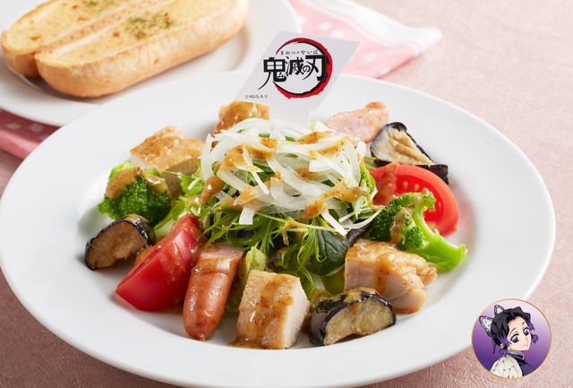 胡蝶しのぶの蝶ノ舞グリルチキンサラダ