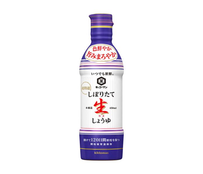 キッコーマン いつでも新鮮しぼりたて生しょうゆ450ml