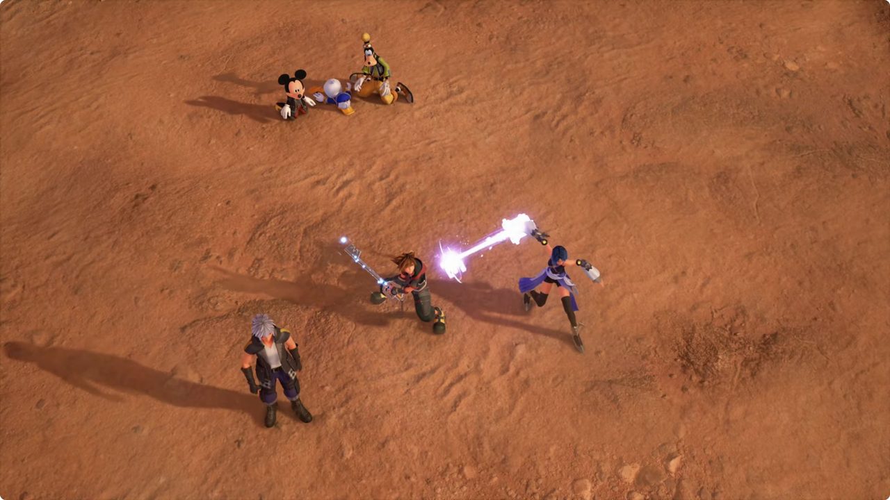 KINGDOM HEARTS III + Re Mind ゲーム画面