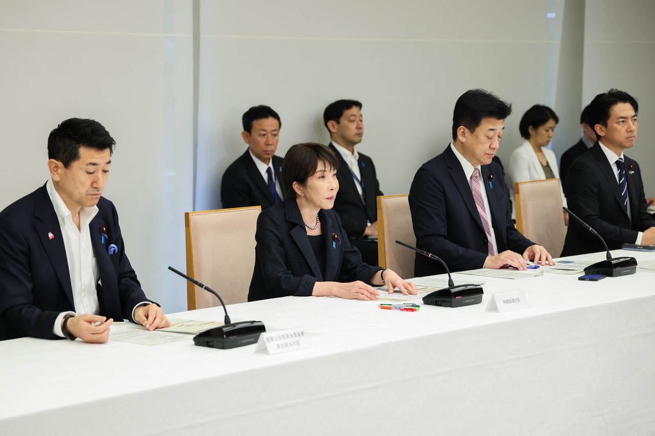 非常災害対策本部の会議の様子
