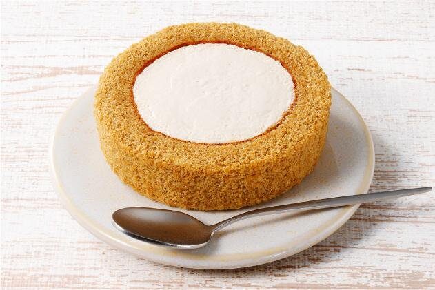 ローソン ご当地プレミアムロールケーキ 白バラコーヒー