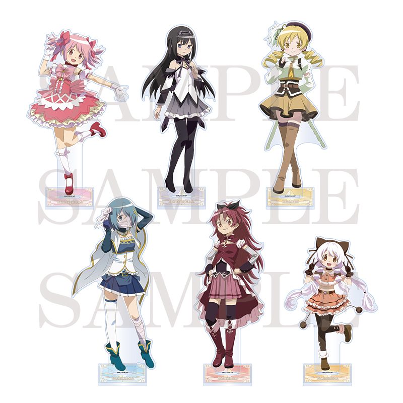 まどマギ ワルプルギスの廻天 アクリルスタンド全6種のキャラクターイラスト