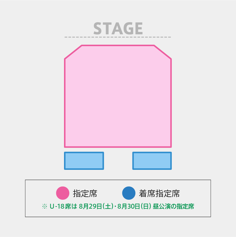 マジカルミライ2026 東京公演の座席エリア配置図