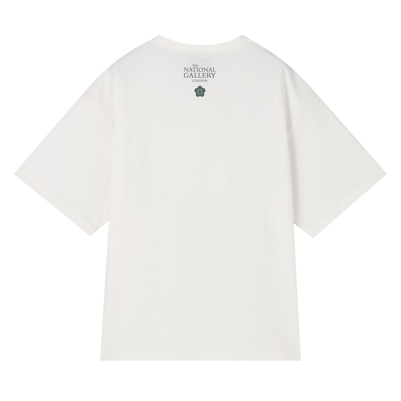 マリークワント×ナショナルギャラリー ゴッホひまわりTシャツ 背面