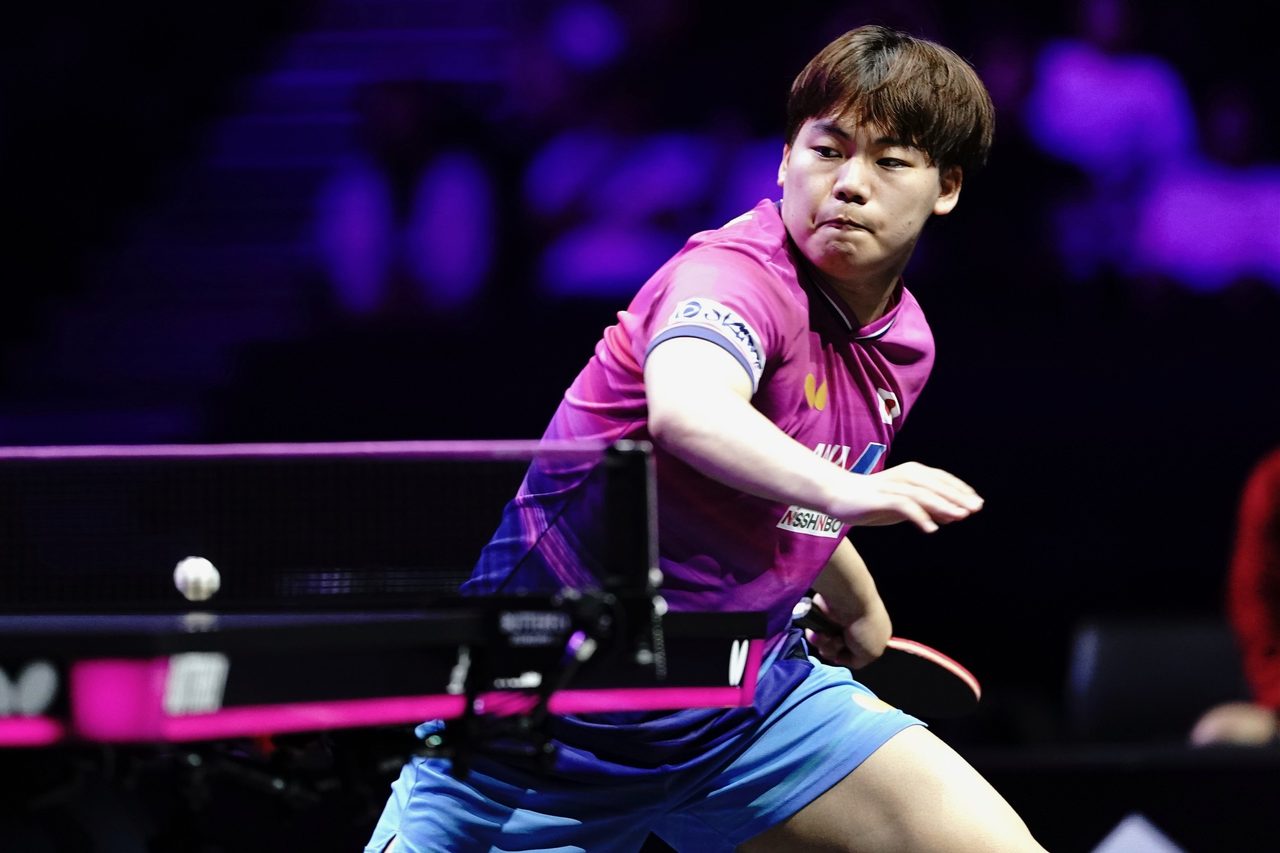 WTTチャンピオンズ横浜2026の試合の様子