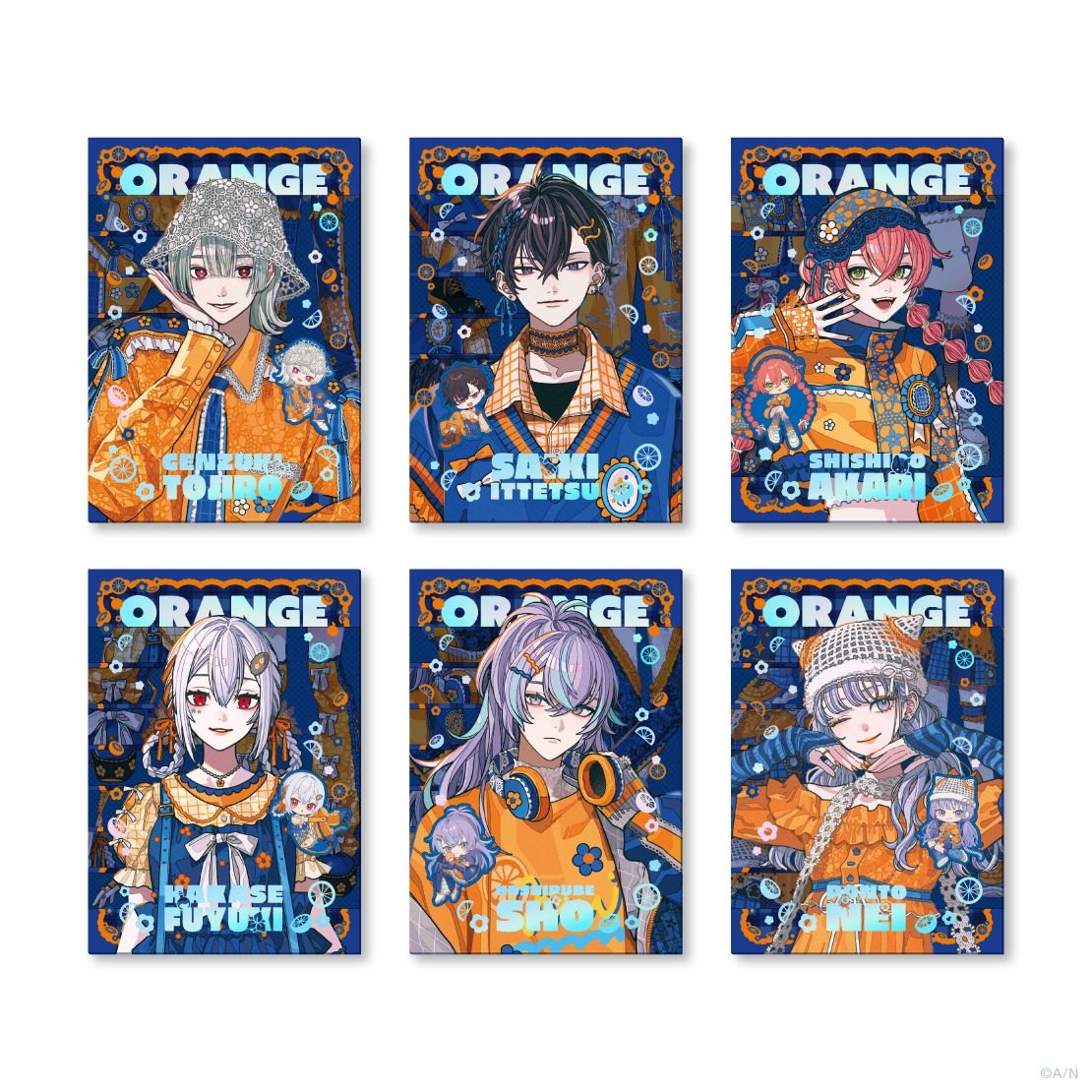 メランコリックオレンジ ランダムフォト風カード