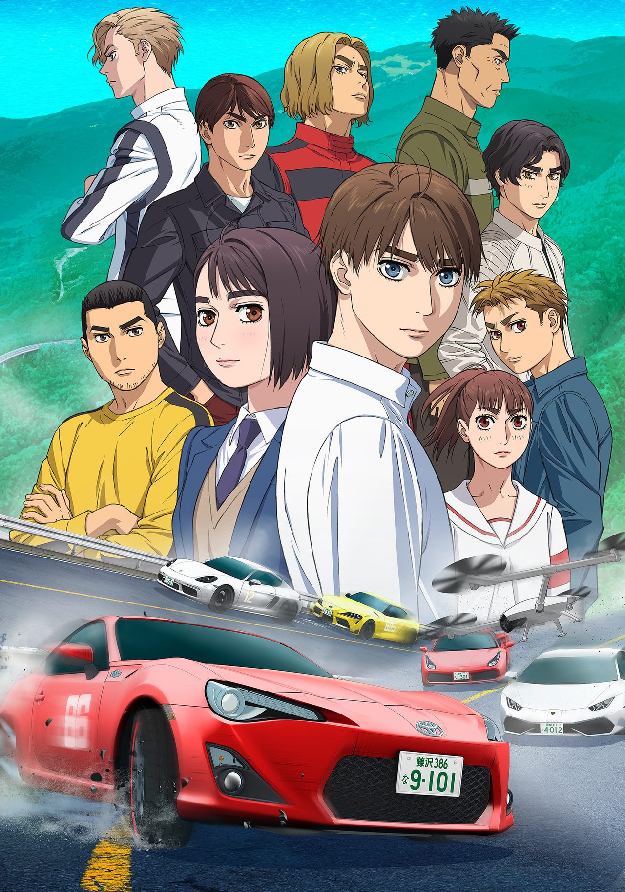 MFゴースト第1期 キャラクターキービジュアル
