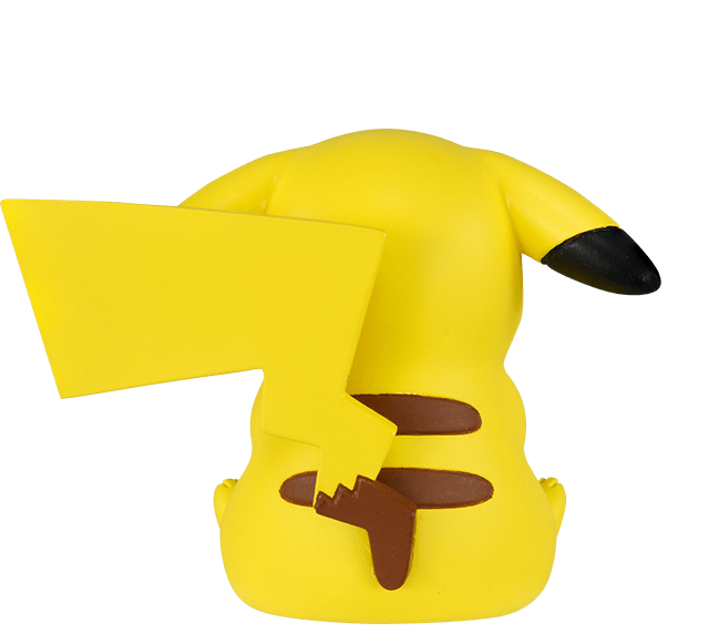 みるピカチュウ モンコレフィギュア 背面