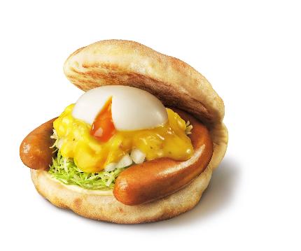 モスバーガー月見フォカッチャ黄金チーズソースの商品写真