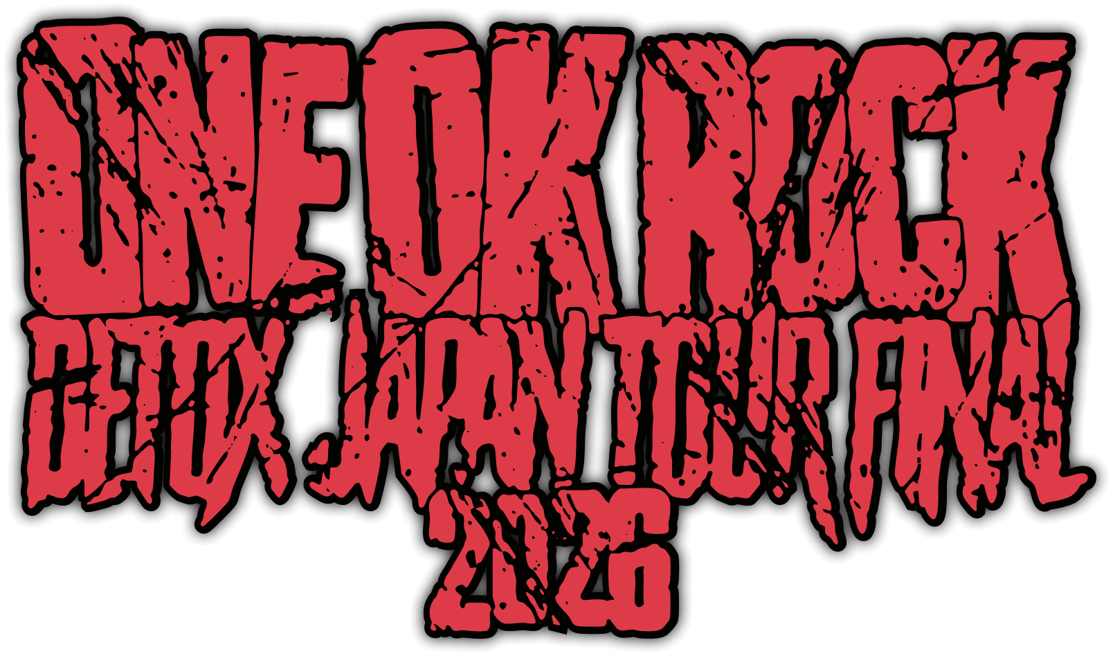 ONE OK ROCK DETOX JAPAN TOUR FINAL 2026 公式ロゴ