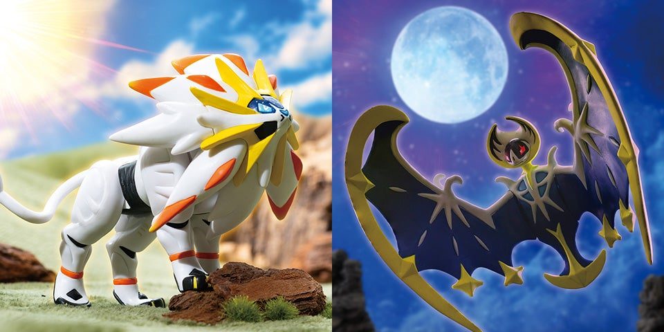 ポケモン30周年記念モンコレ アローラ地方 伝説セット ソルガレオ・ルナアーラ