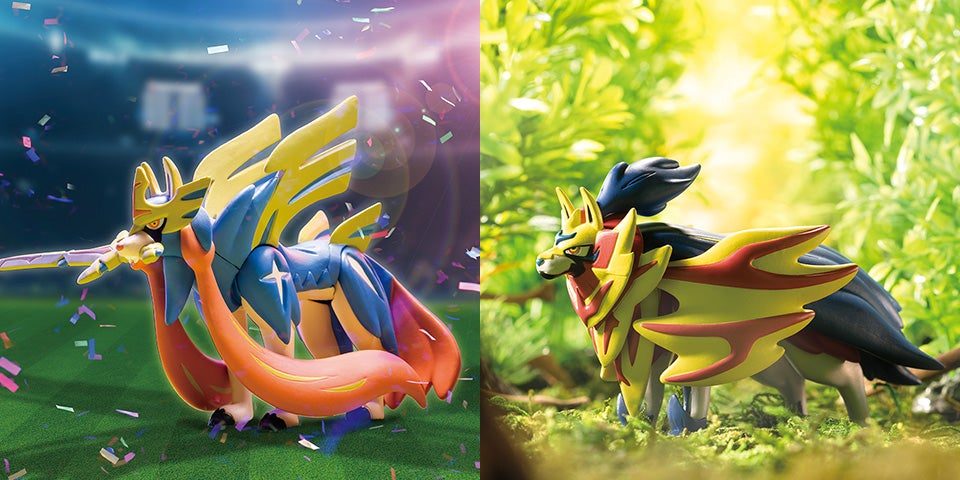ポケモン30周年記念モンコレ ガラル地方 伝説セット ザシアン・ザマゼンタ