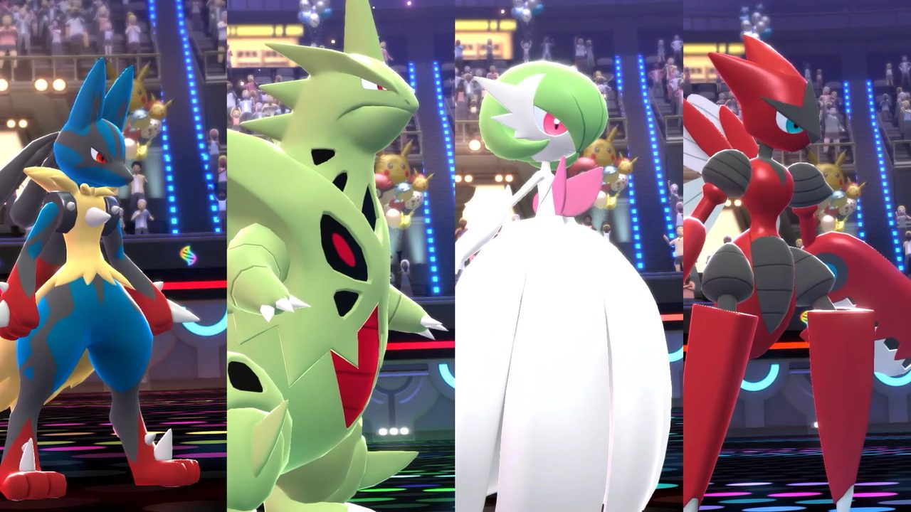 メガルカリオ・メガバンギラス・メガヤドランなどメガシンカポケモンのラインナップ