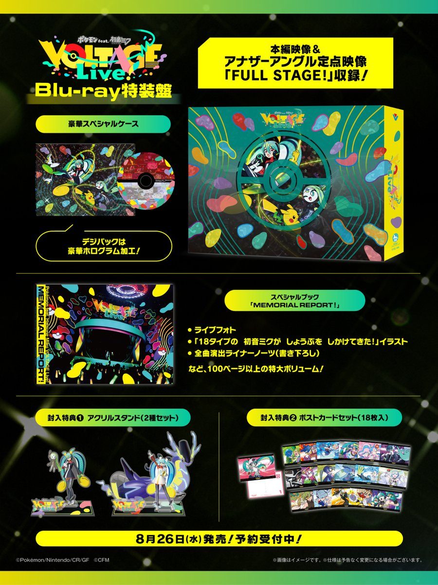 ポケミクライブBlu-ray特装盤のパッケージと特典イメージ
